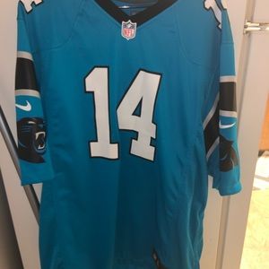 Nike Blue Carolina Panthers Sam Darnold Jersey